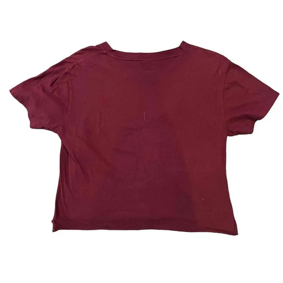 PINK Victoria's Secret Garnet Short Sleeve Crew Neck T-Shirt Size Medium - Picture 4 of 5